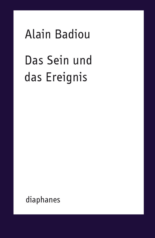 Das Sein und das Ereignis (Alain Badiou)