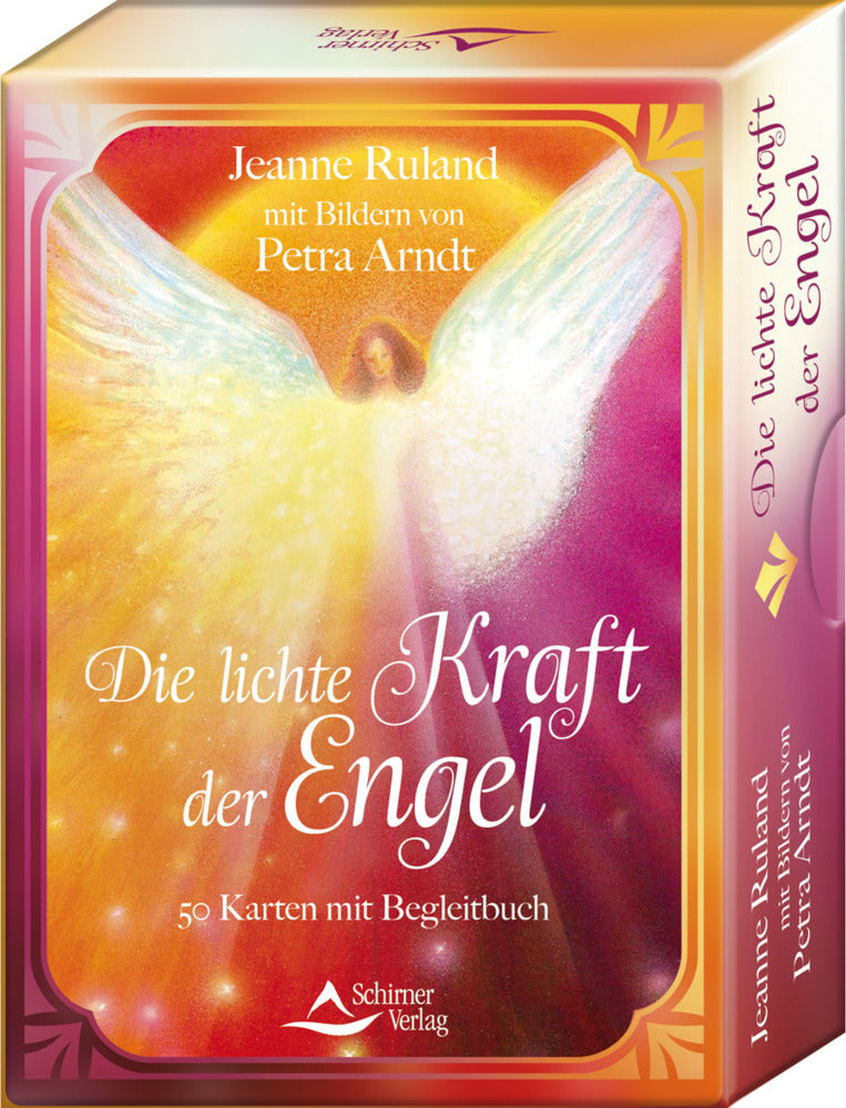 Die lichte Kraft der Engel, 50 Karten + Begleitbuch (Jeanne Ruland)