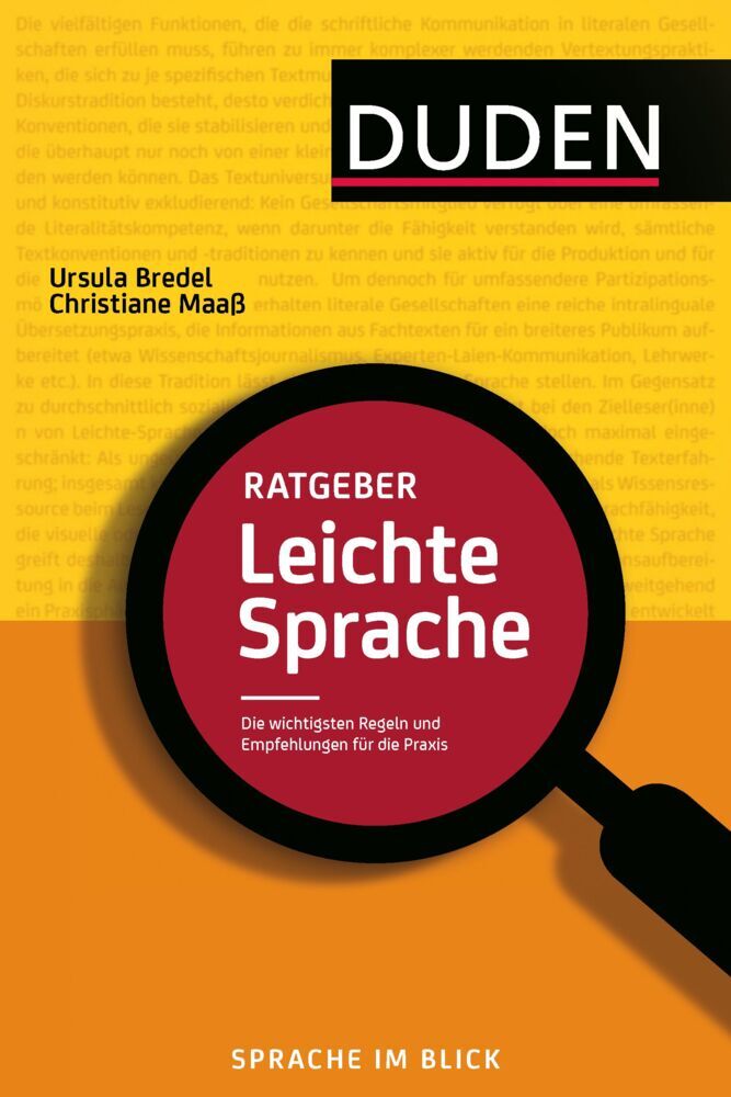 Ratgeber Leichte Sprache (Ursula Bredel)