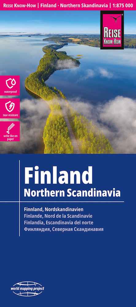 Reise Know-How Landkarte Finnland und Nordskandinavien / Finland and Northern Scandinavia (1:875.000). Finlande et nord de la Scandinavie / Finlandia y Escandinavia del norte (Reise Know-How Verlag Peter Rump Gmbh)