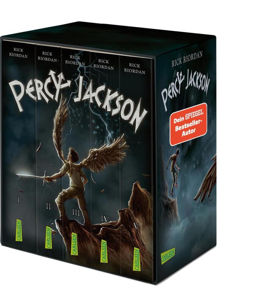 Percy Jackson: Taschenbuchschuber, 5 Teile (Rick Riordan)