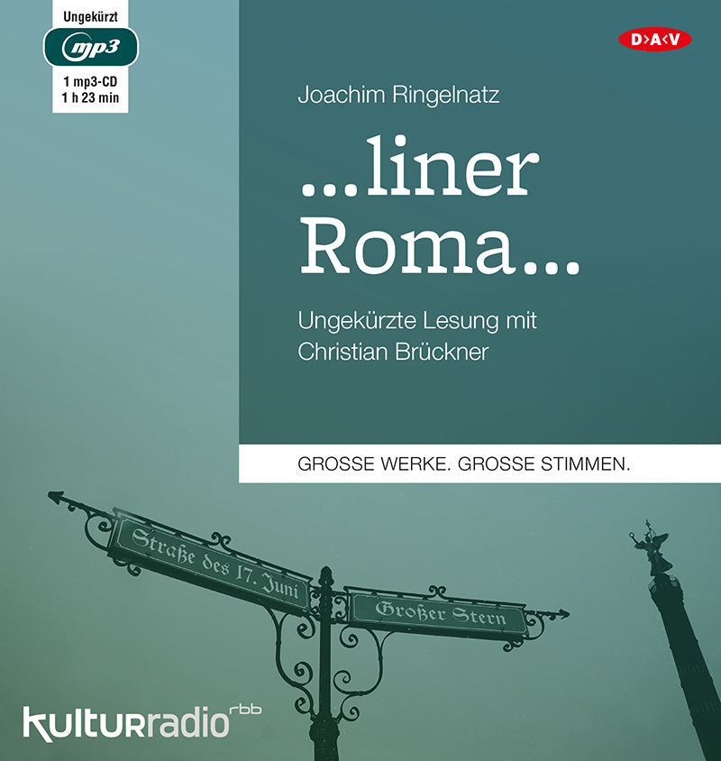 ...liner Roma..., 1 Audio-CD, 1 MP3 (Joachim Ringelnatz)