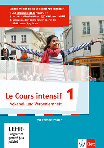 Le Cours intensif, Ausgabe 2016 - Vokabel- und Verbenlernheft mit Vokabeltrainer auf CD-ROM.Bd.1