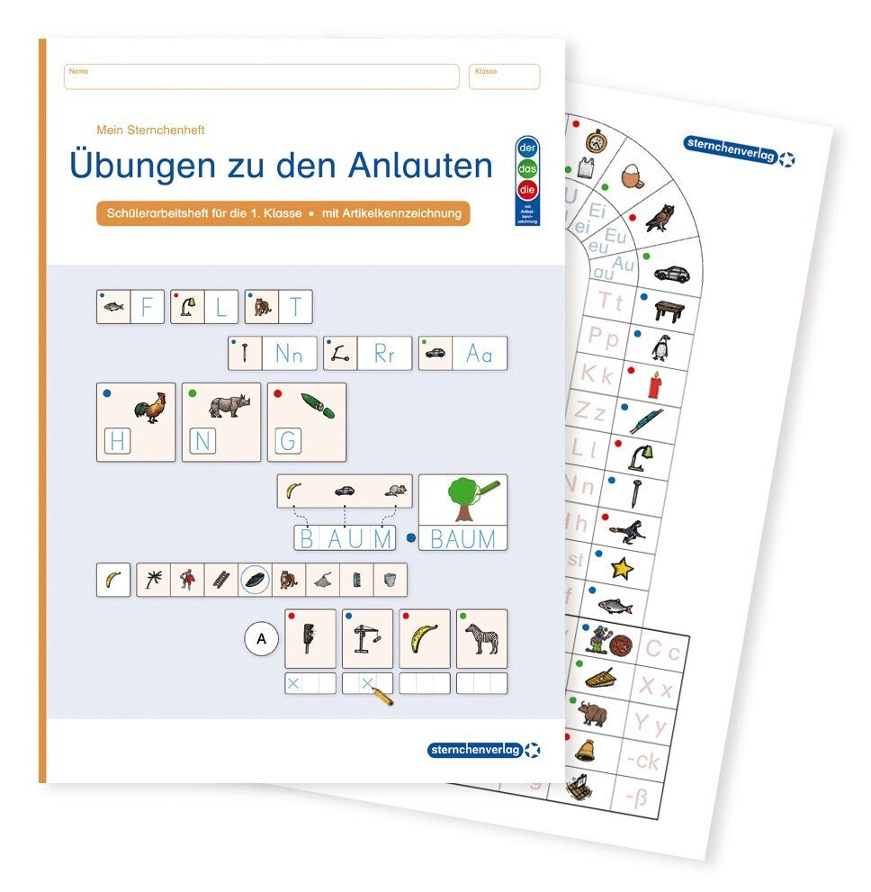 Übungen zu den Anlauten - Lernheft (Sternchenverlag Gmbh)