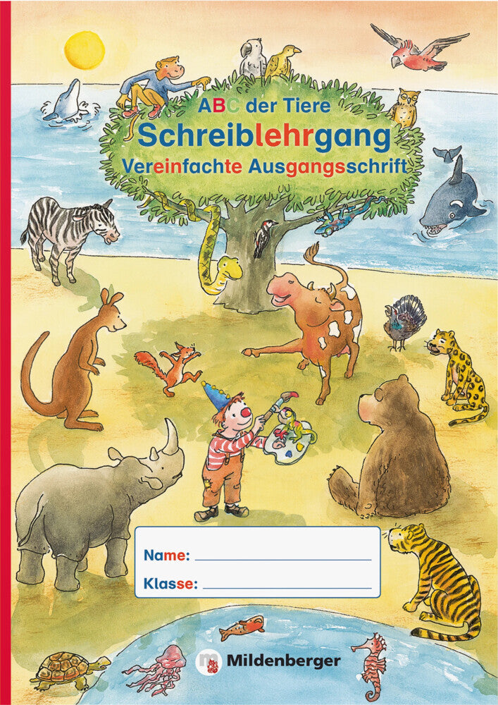 ABC der Tiere - Schreiblehrgang VA in Sammelmappe