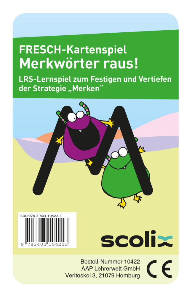 FRESCH-Kartenspiel: Merkwörter raus! (Kartenspiel) (Corinne Zimmermann)