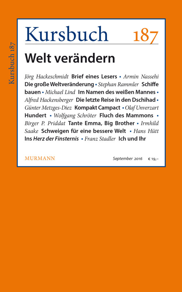 Kursbuch 187 (Peter Felixberger)