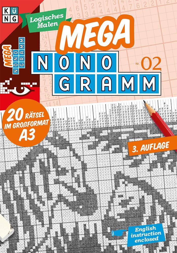 Mega-Nonogramm 02, 20 Teile.Bd.2 (Conceptis Puzzles)