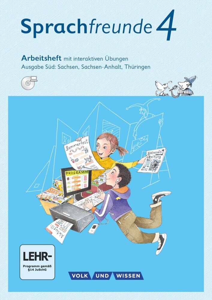 Sprachfreunde - Sprechen - Schreiben - Spielen - Ausgabe Süd (Sachsen, Sachsen-Anhalt, Thüringen) - Neubearbeitung 2015 - 4. Schuljahr (Andrea Knöfler)