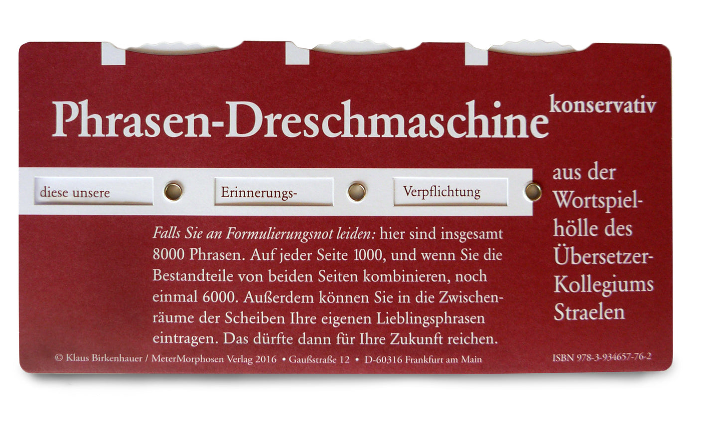 Phrasendreschmaschine (Spiel)