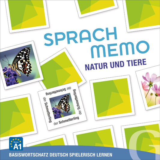 Sprachmemo Deutsch: Natur und Tiere (Spiel) (Grubbe Media)