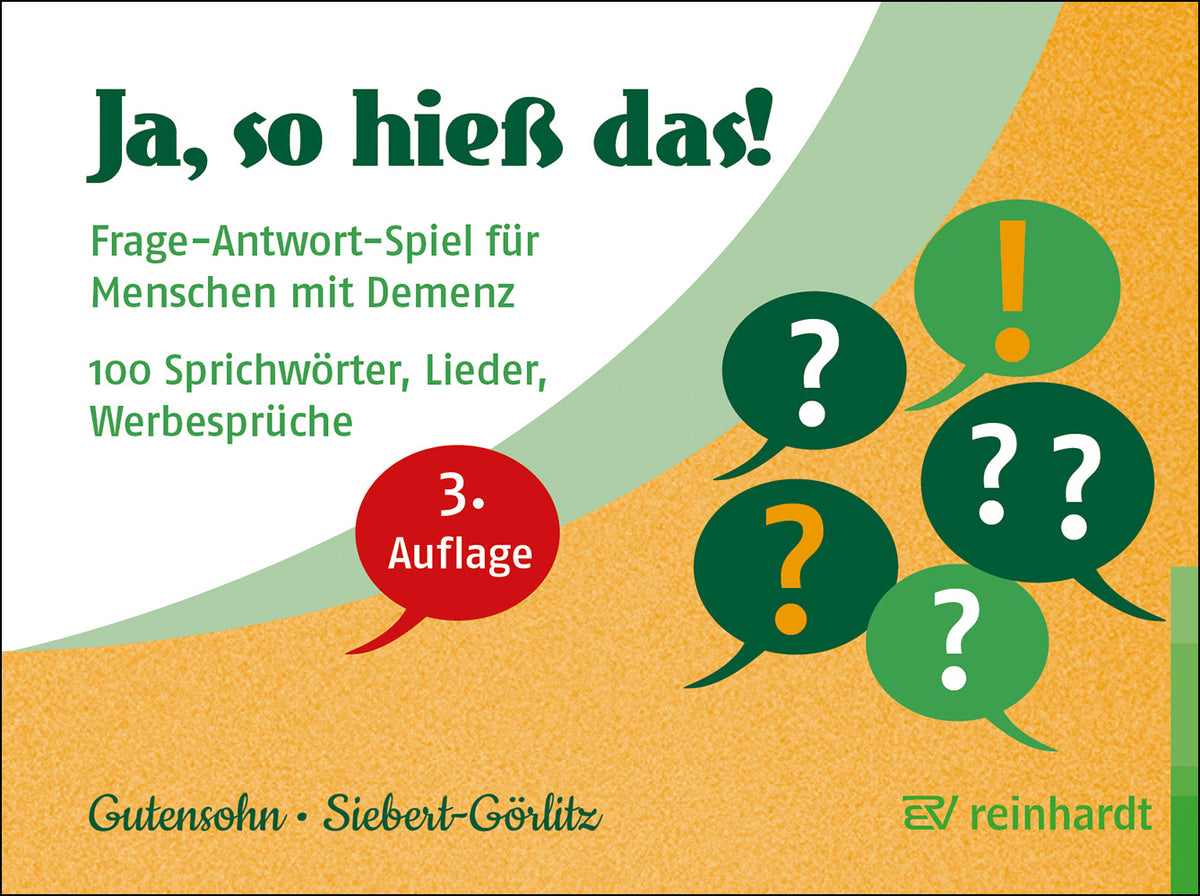 Ja, so hieß das!, Spiel (Stefan Gutensohn)