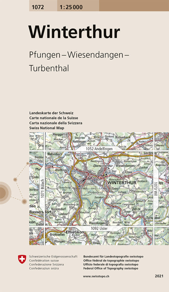 1072 Winterthur (Bundesamt Für Landestopografie Swisstopo)
