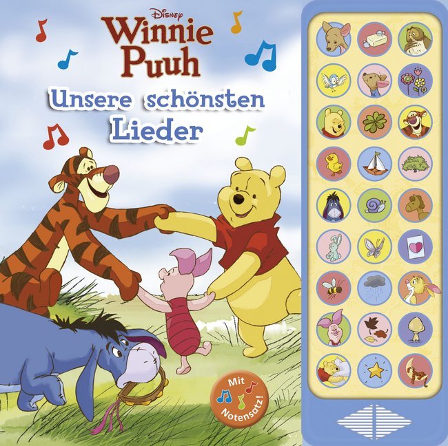 Winnie Puuh, Unsere schönsten Lieder, m. Soundeffekten (Walt Disney)