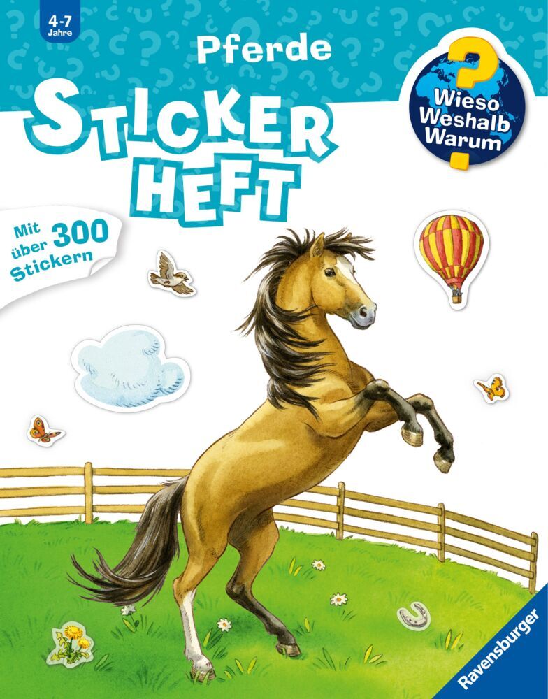 Wieso? Weshalb? Warum? Stickerheft - Pferde