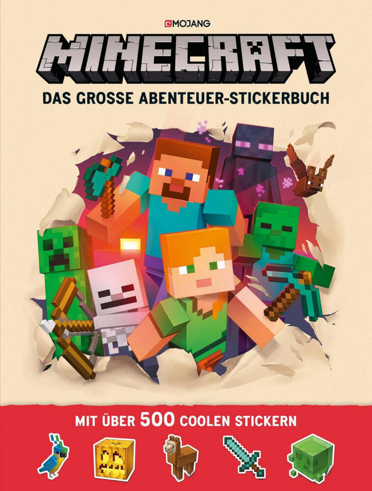Minecraft - Das große Abenteuer-Stickerbuch (Minecraft)