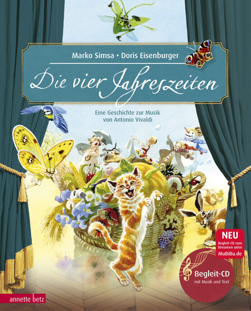 Die vier Jahreszeiten (Das musikalische Bilderbuch mit CD und zum Streamen) (Marko Simsa)
