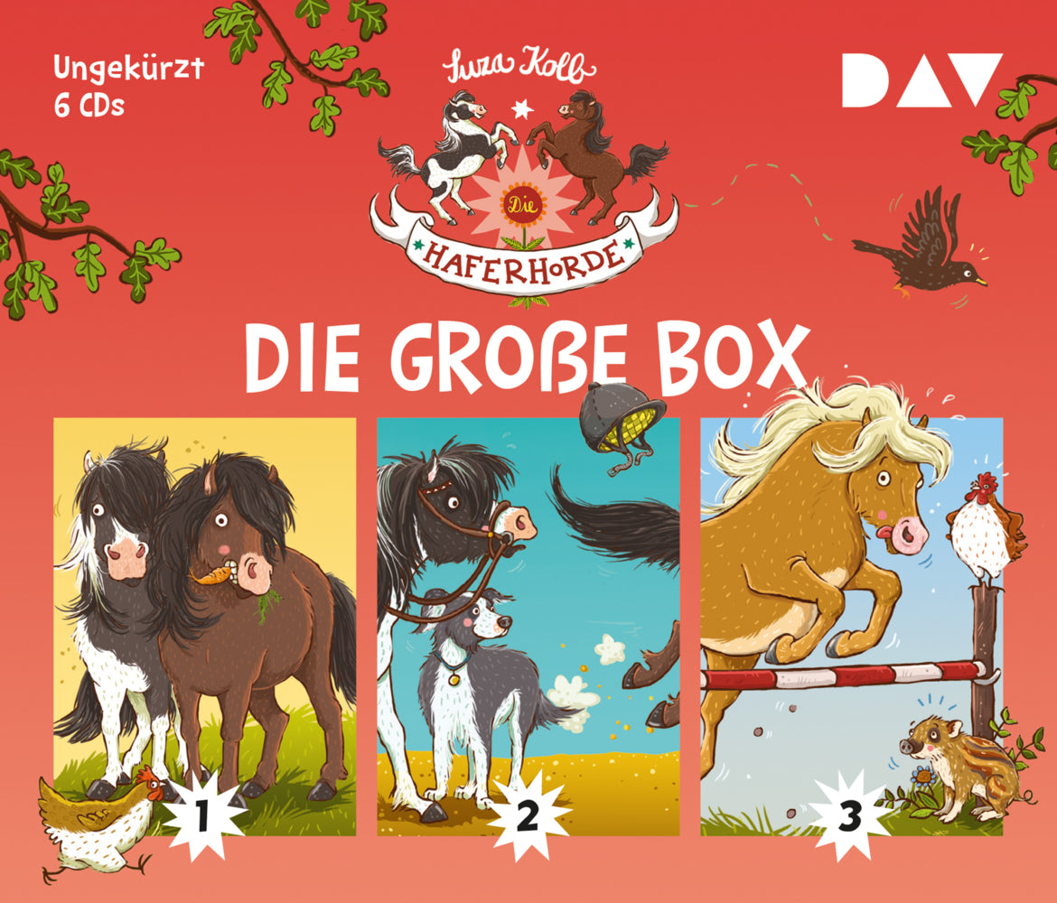 Die Haferhorde - Die große Box 1 (Teil 1-3), 6 Audio-CDs (Suza Kolb)