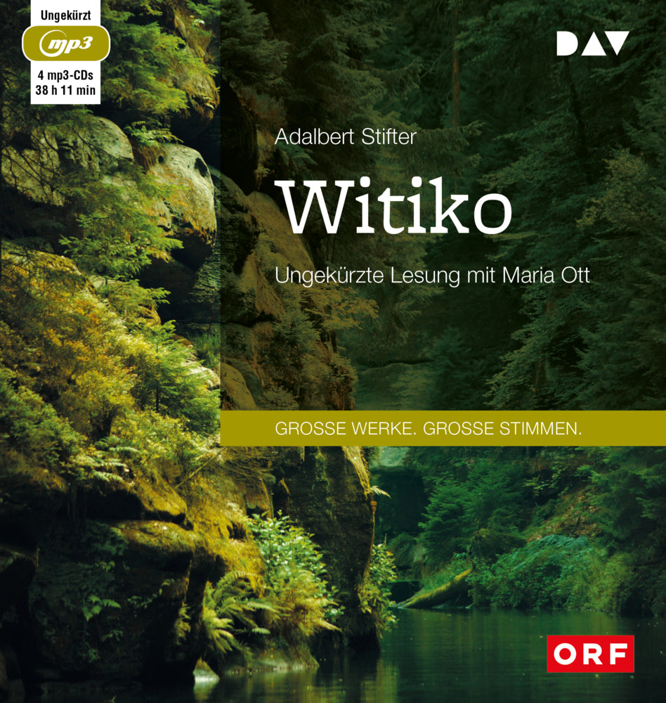 Witiko, 3 Audio-CD, 3 MP3 (Adalbert Stifter)