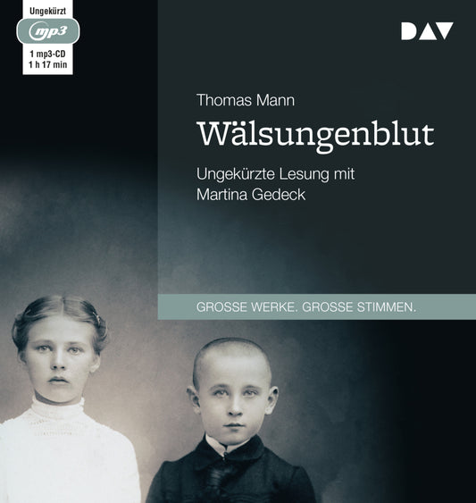 Wälsungenblut, 1 Audio-CD, 1 MP3 (Thomas Mann)