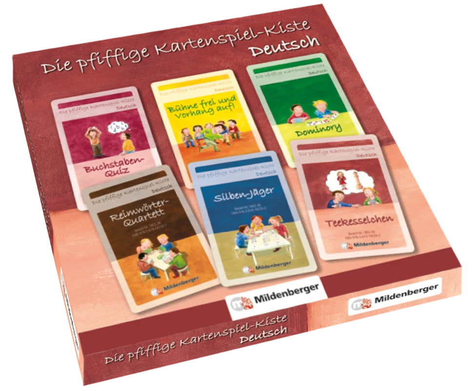 Die pfiffige Kartenspiel-Kiste Deutsch, 6 Kartenspiele
