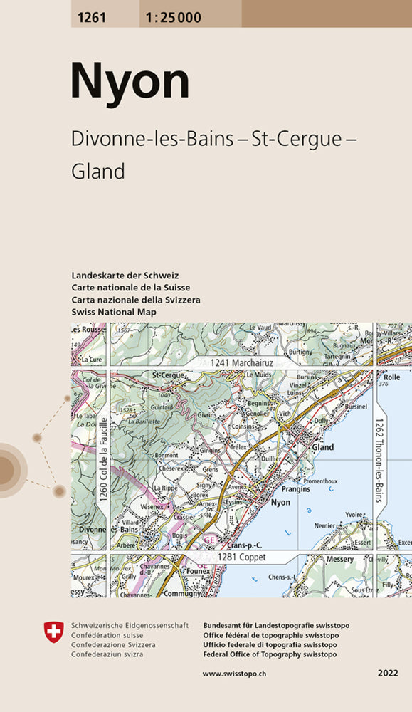 1261 Nyon (Bundesamt Für Landestopografie Swisstopo)