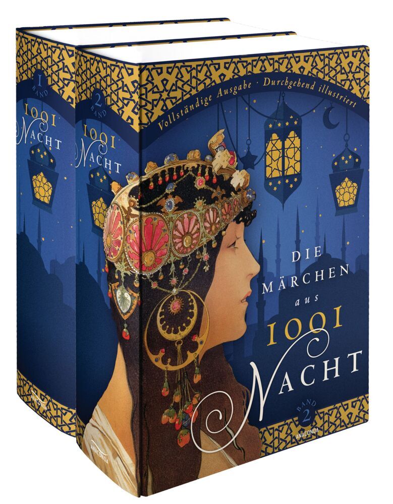 Märchen aus 1001 Nacht - Vollständige Ausgabe durchgehend illustriert (2 Bände) (Gustav Dr. Weil)