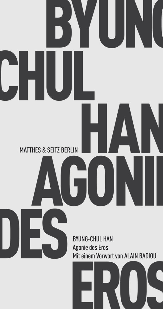Agonie des Eros (Byung-Chul Han)