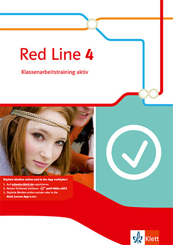 Red Line 4 - Klassenarbeitstraining aktiv mit Audios und Mediensammlung Klasse 8.Bd.4
