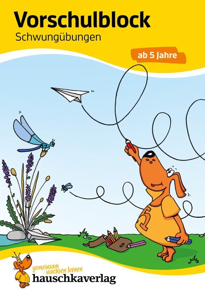 Vorschulblock ab 5 Jahre für Junge und Mädchen - Schwungübungen (Ulrike Maier)