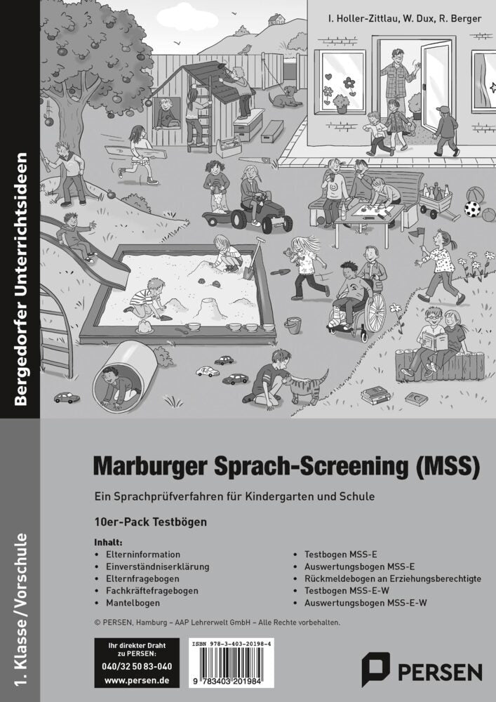 Marburger Sprach-Screening (MSS) - Testbögen (Inge Holler-Zittlau)
