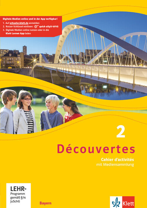 Découvertes 2. Ausgabe Bayern, Cahier d'activités mit MP3-CD und Video-DVD.Bd.2