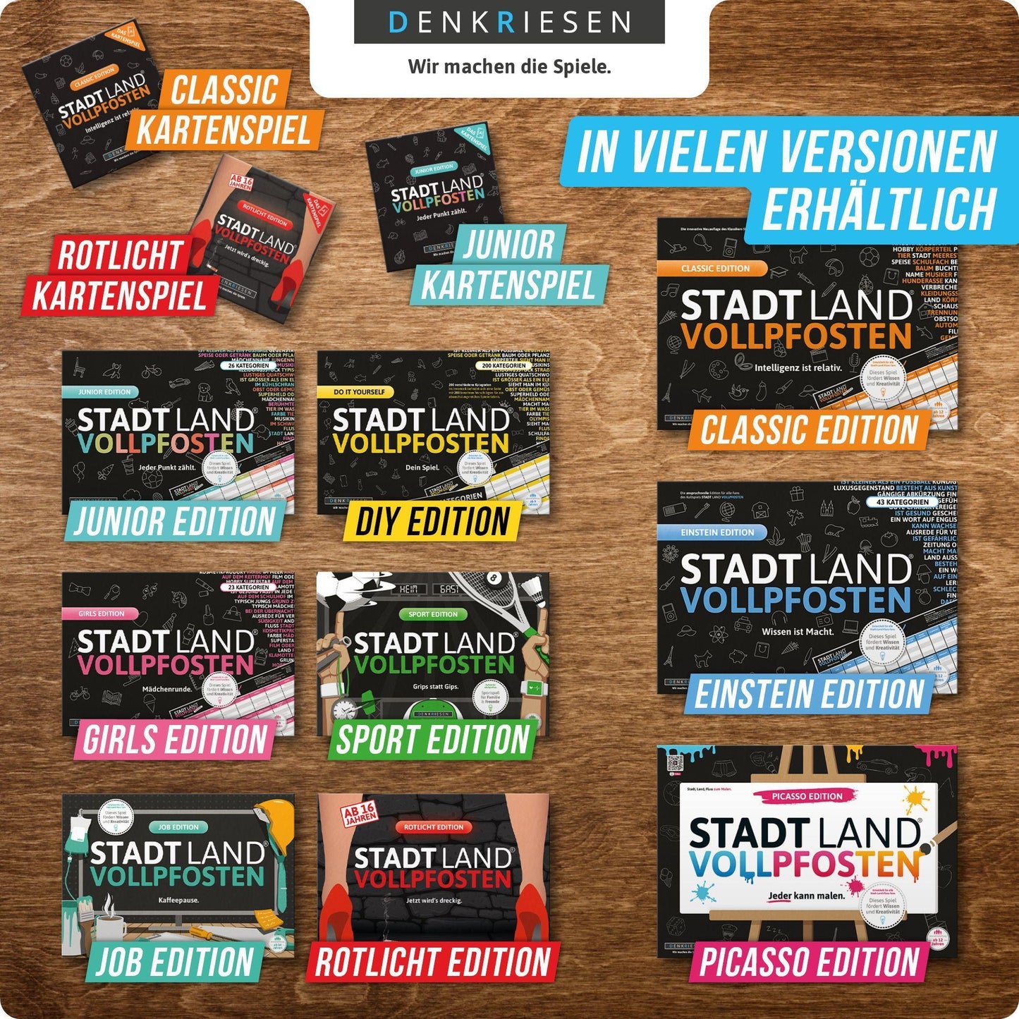 STADT LAND VOLLPFOSTEN® - CLASSIC EDITION - "Intelligenz ist relativ"