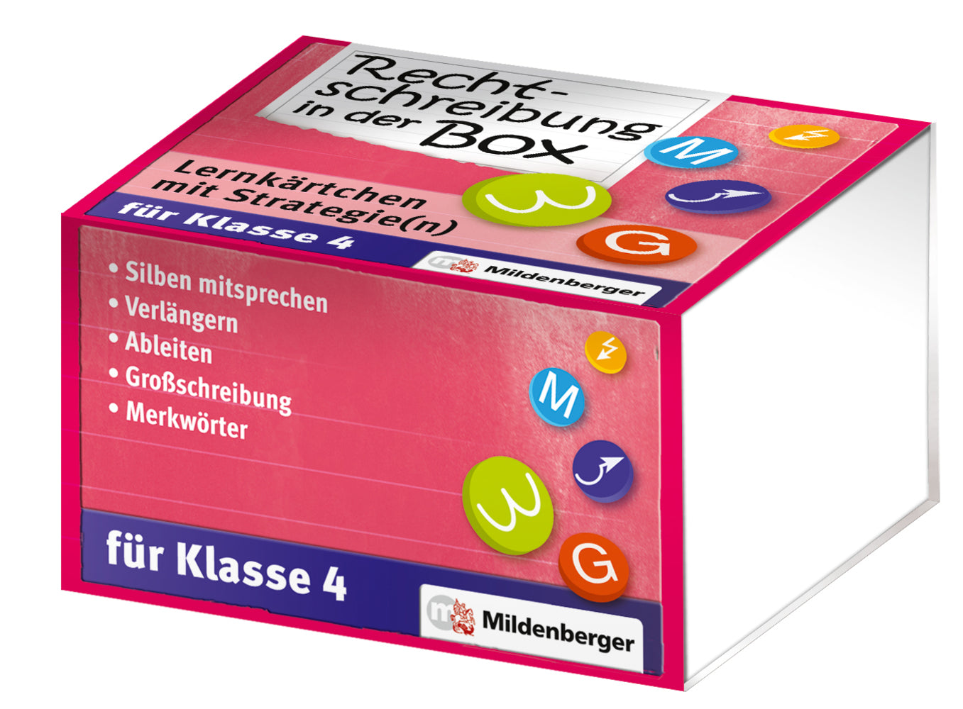 Rechtschreibung in der Box - Lernkärtchen mit Strategie(n) Klasse 4 (Rainer Iwansky)