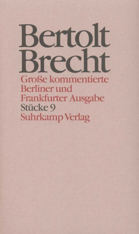 Stücke.Tl.9 (Bertolt Brecht)