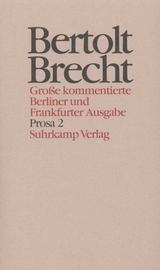 Prosa.Tl.2 (Bertolt Brecht)