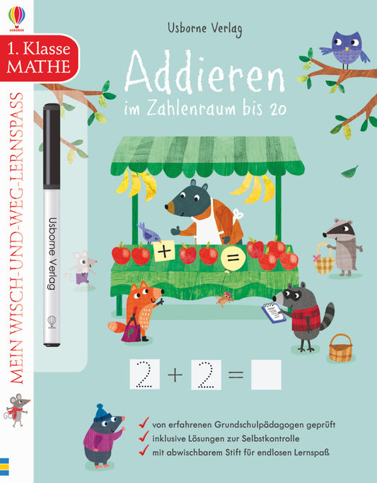 Mein Wisch-und-weg-Lernspaß: Addieren im Zahlenraum bis 20 (1. Klasse) (Holly Bathie)
