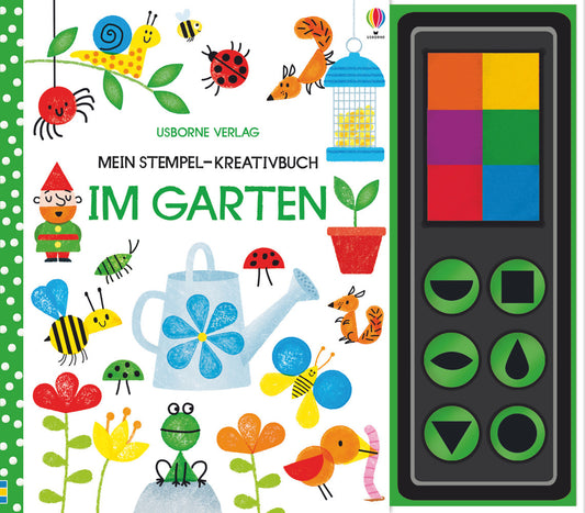 Mein Stempel-Kreativbuch: Im Garten (Fiona Watt)