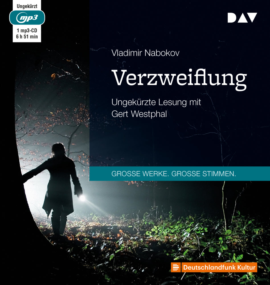 Verzweiflung, 1 Audio-CD, 1 MP3 (Vladimir Nabokov)