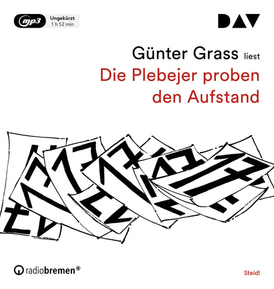 Die Plebejer proben den Aufstand, 1 Audio-CD, 1 MP3 (Günter Grass)