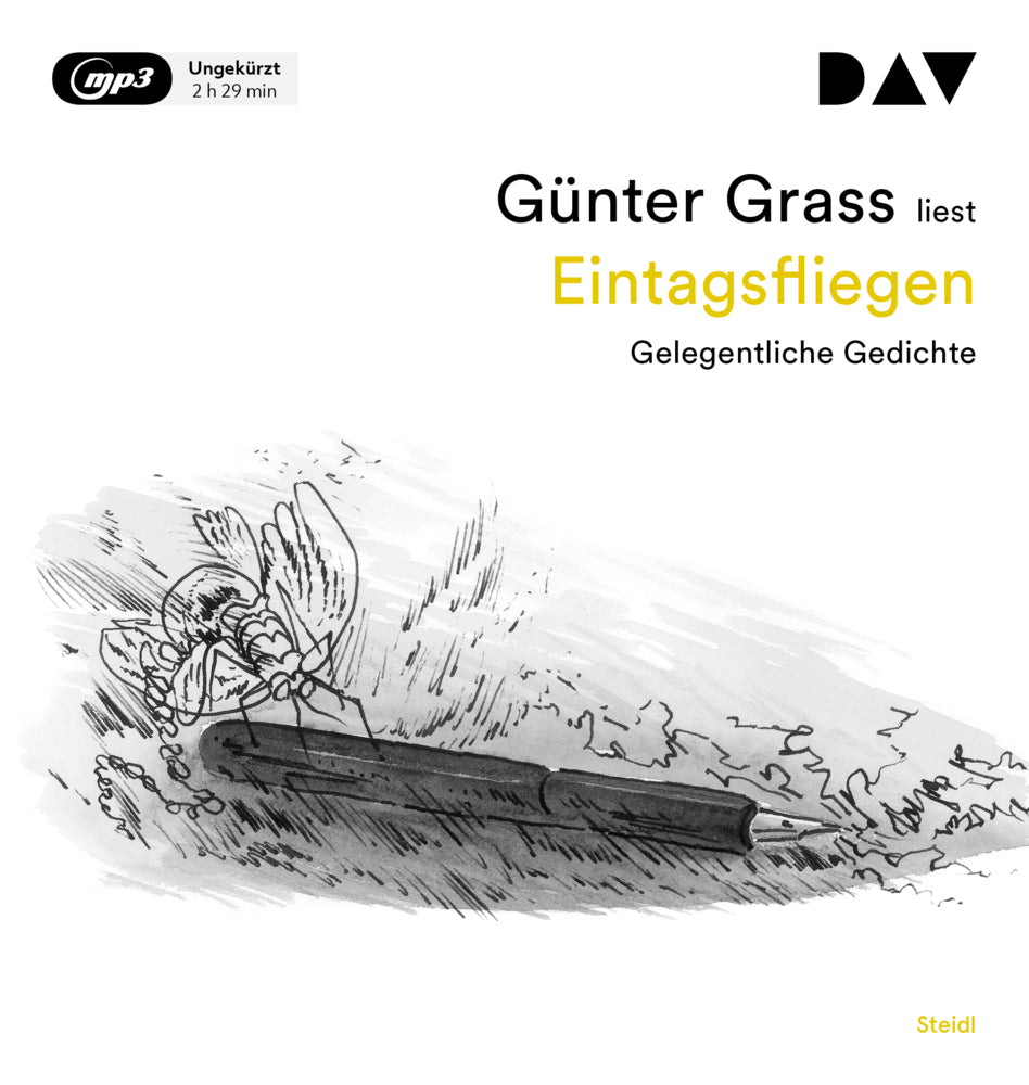 Eintagsfliegen. Gelegentliche Gedichte, 1 Audio-CD, 1 MP3 (Günter Grass)