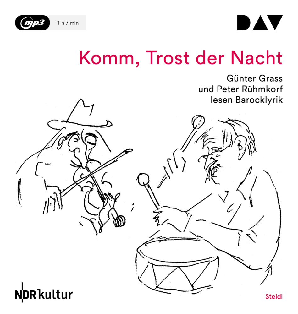 Komm, Trost der Nacht, 1 Audio-CD, 1 MP3 (Günter Grass)