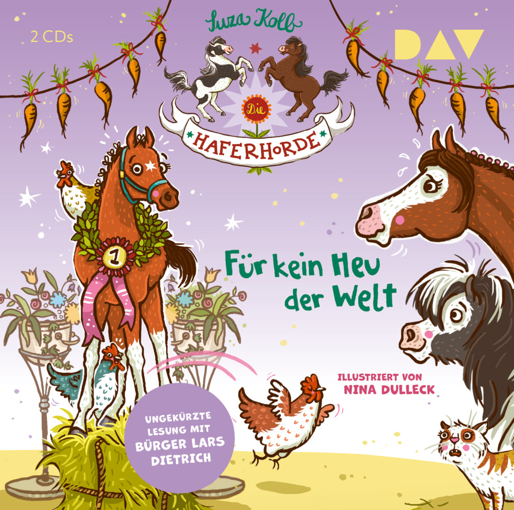 Die Haferhorde - Für kein Heu der Welt, 2 Audio-CDs (Suza Kolb)