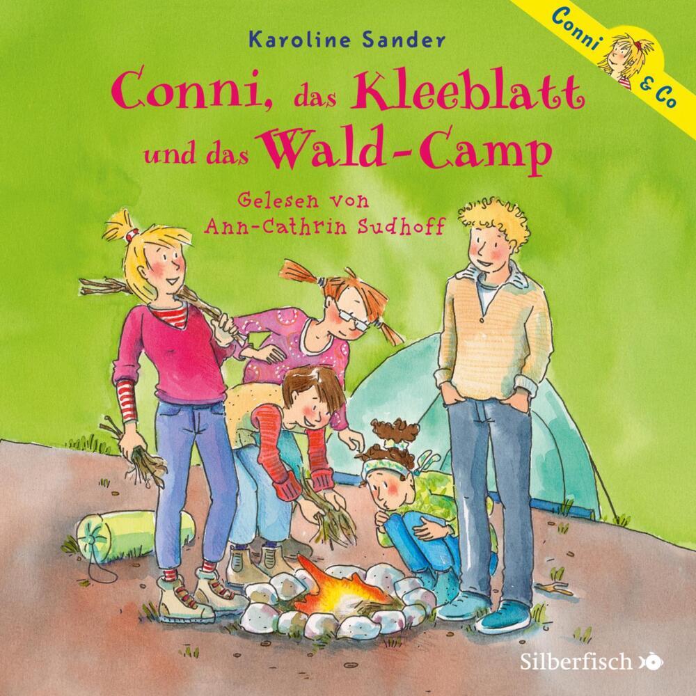 Conni, das Kleeblatt und das Wald-Camp, 2 Audio-CD (Karoline Sander)