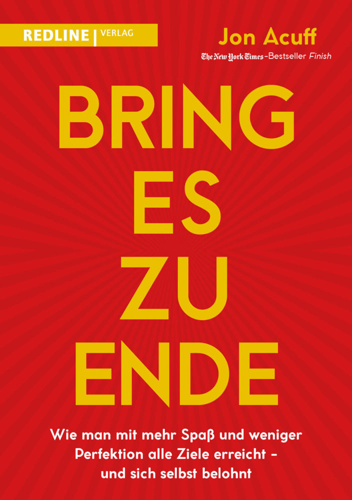 Bring es zu Ende! (Jon Acuff)