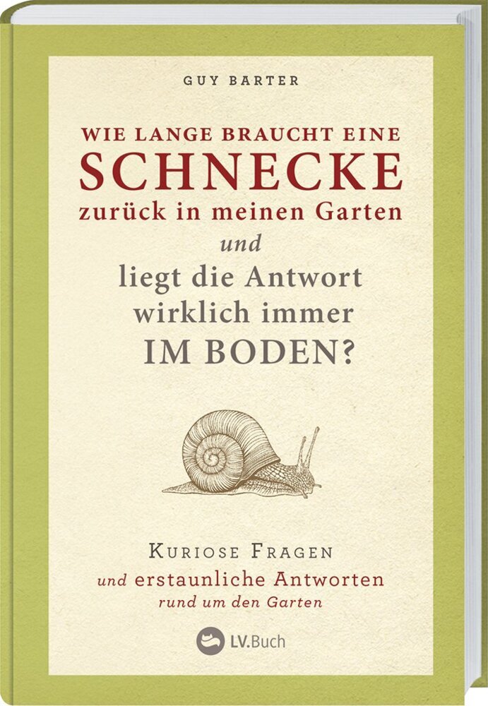 Wie lange braucht eine Schnecke zurück in meinen Garten und liegt die Antwort wirklich immer im Boden? (Guy Barter)