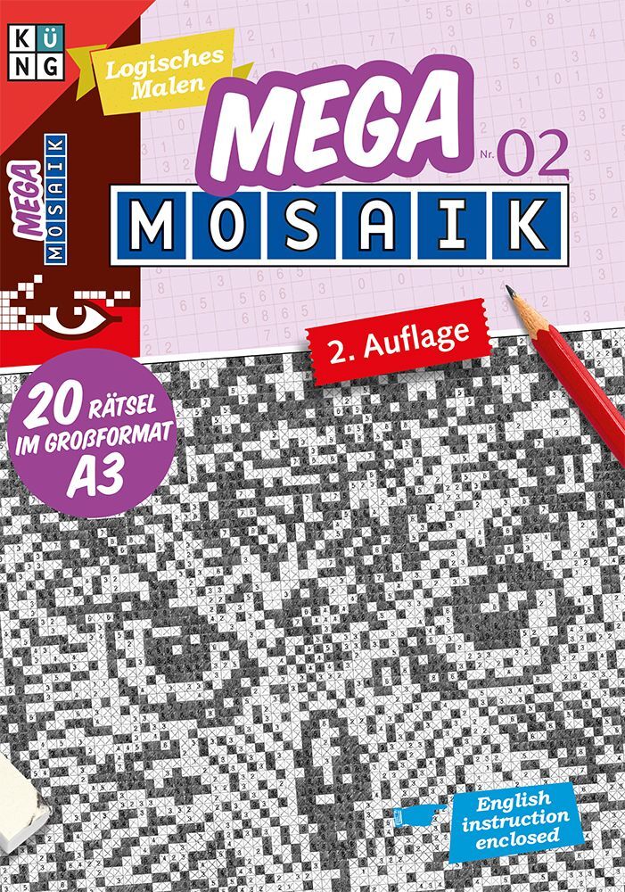 Mega-Mosaik. .2..2 (Conceptis Puzzles)
