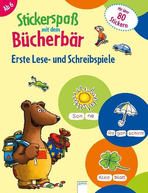 Stickerspaß mit dem Bücherbär. Erste Lese- und Schreibspiele (Silke Reimers)