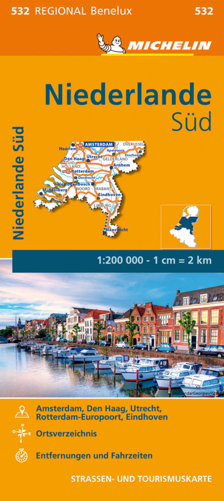 Michelin Karte Niederlande Süd