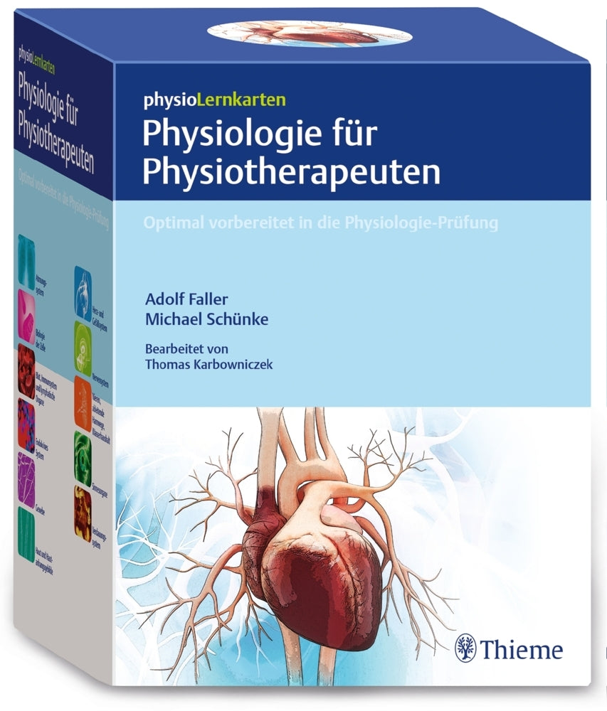physioLernkarten - Physiologie für Physiotherapeuten (Adolf Faller)